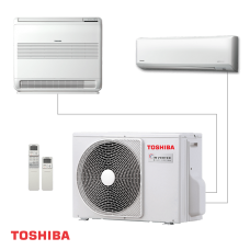 Мултисплит система Toshiba RAS-2M18G3AVG-E - външно тяло